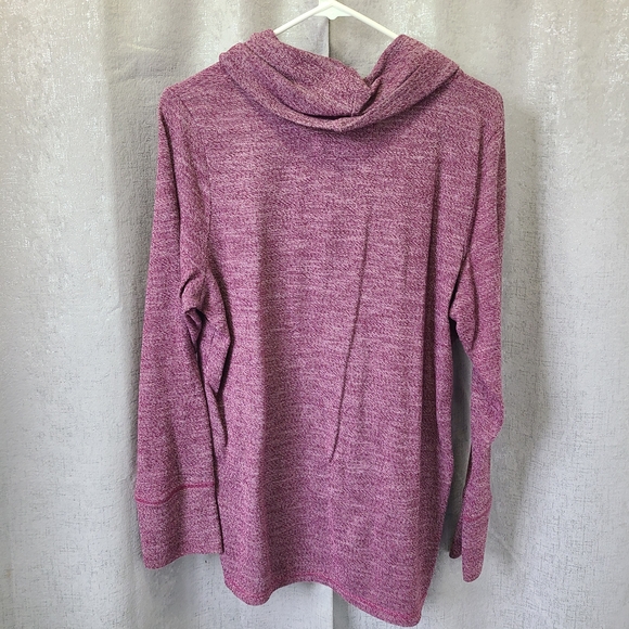 Sonoma Heathered Cowl Neck Sweater Womens Large L - Picture 2 of 5